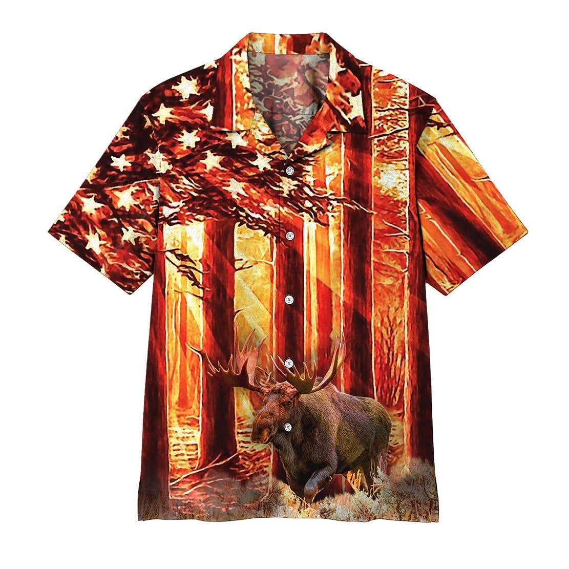 Moose Hunting Hawaii Shirt For Men Women Adult Ha37836