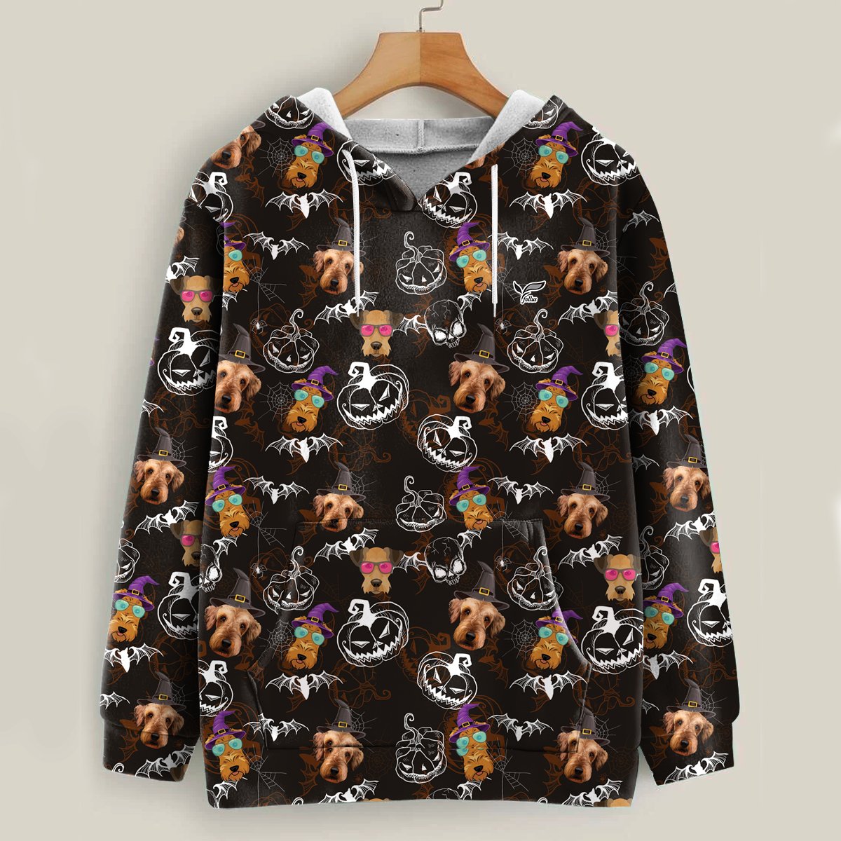 Absolutely Gourdgeous – Airedale Terrier Halloween Hoodie