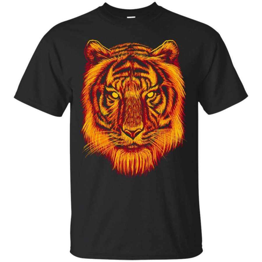 WILD ANIMAL – Fire Tiger T Shirt & Hoodie