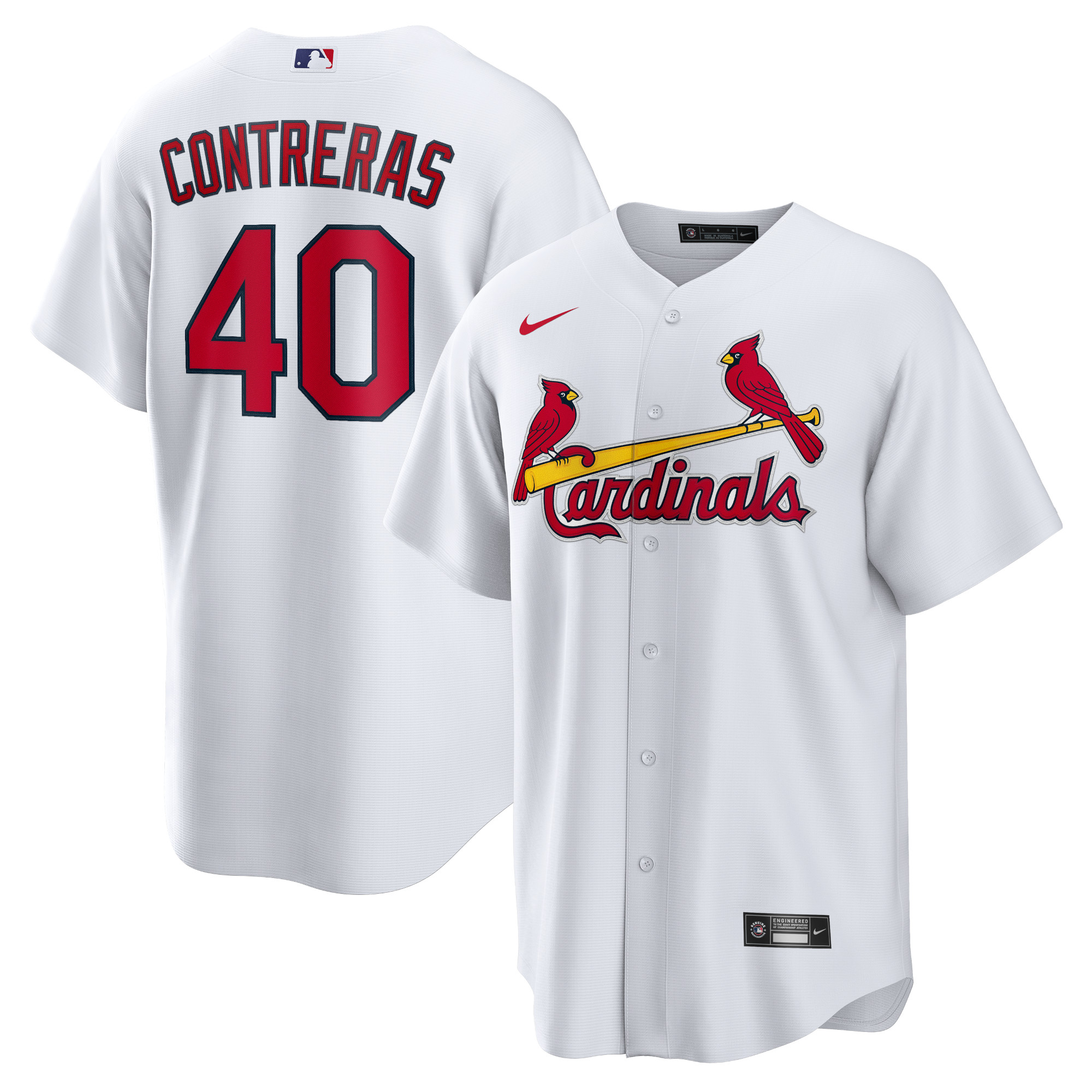 Willson Contreras St. Louis Cardinals Home Official Replica Player Jersey – White