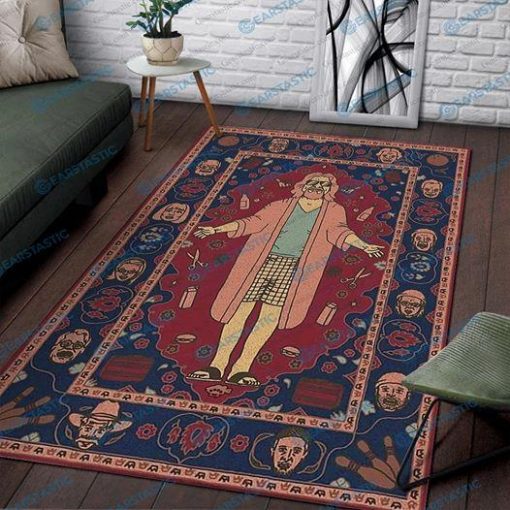 Lebowski Rug All Over Print Logo Custom Area Rug Carpet Full Sizes Home Living Rug Carpet Decor