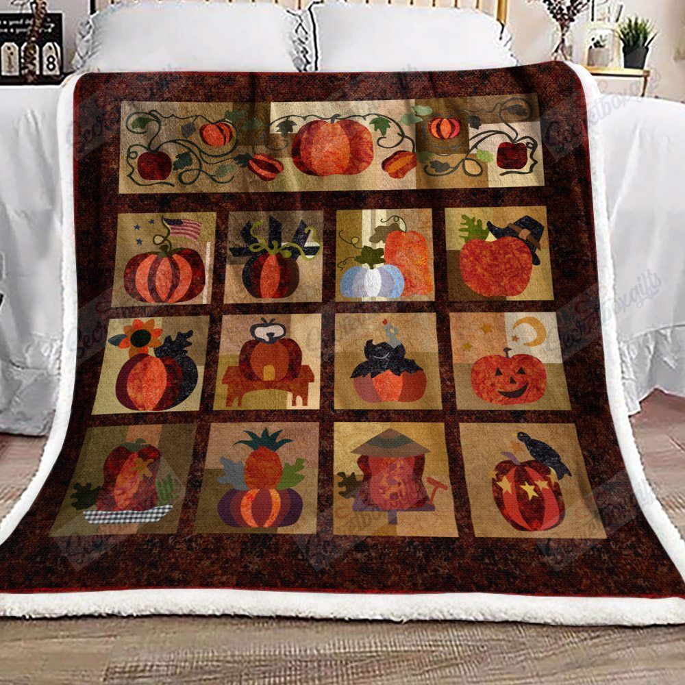 Halloween Pumpkin Gs-Cl-Ld2906 Fleece Blanket