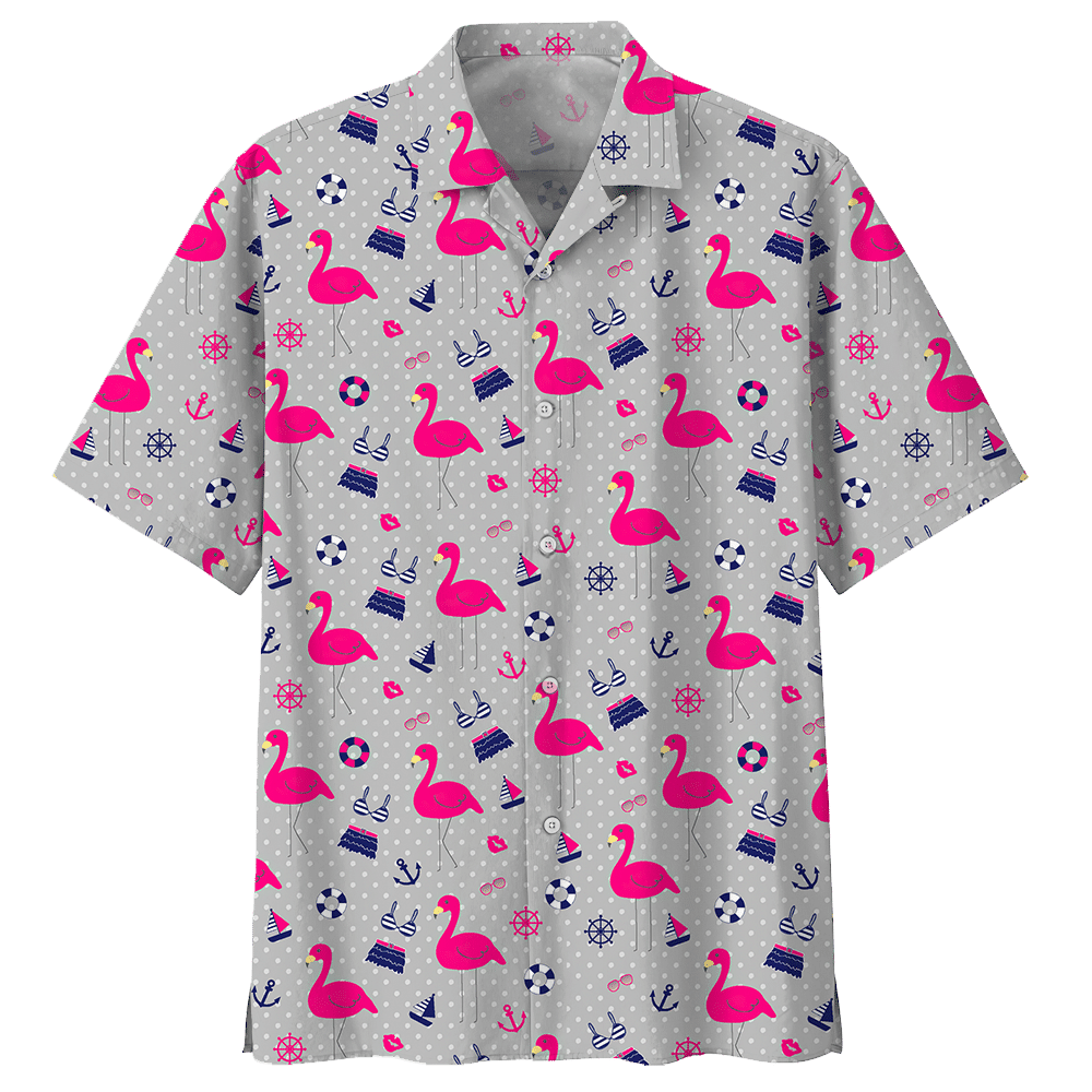 Flamingo Hawaii Shirt Ha74717