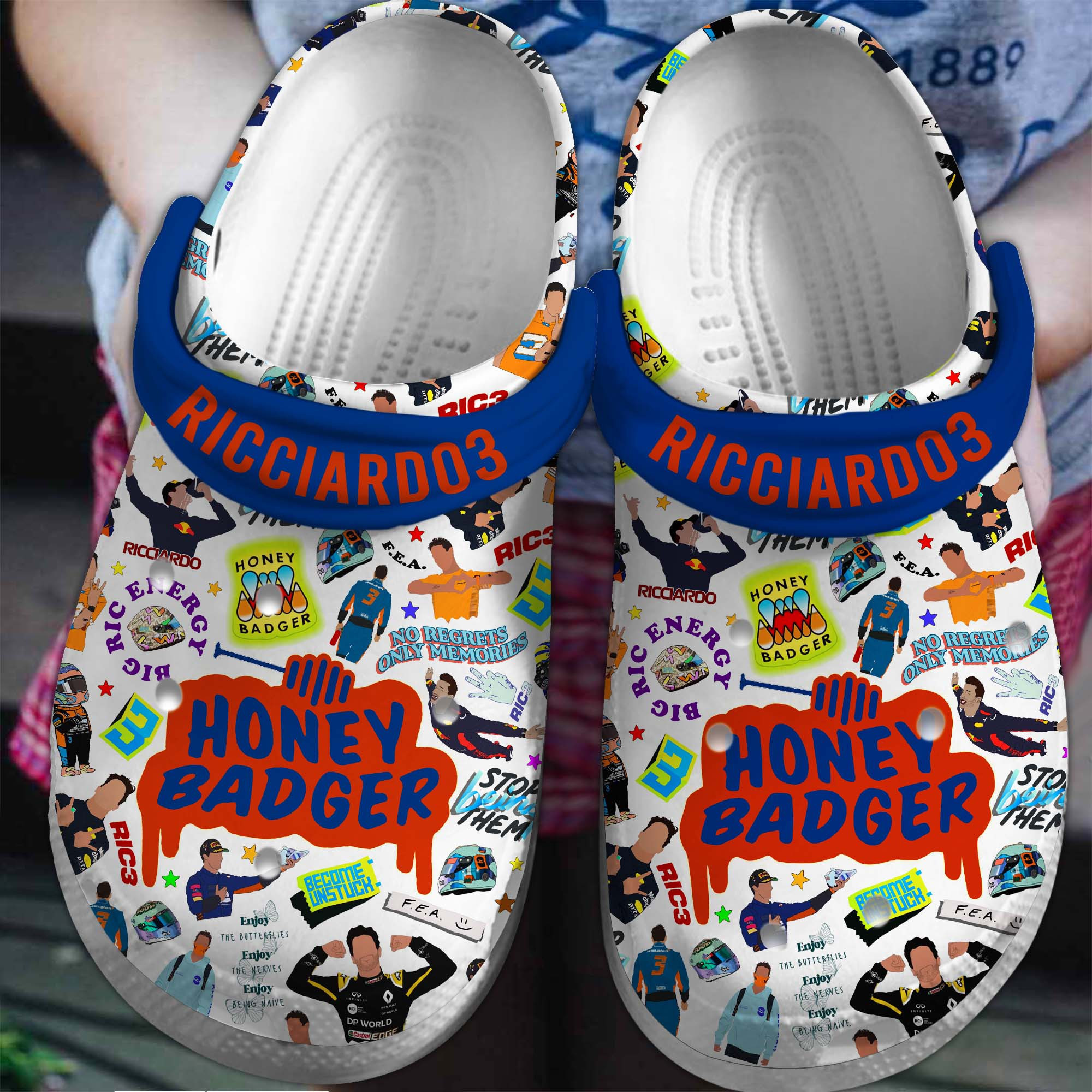Ricciardo Honey Badger Crocss Clogs For Men Women And Kid Bbe3Innf