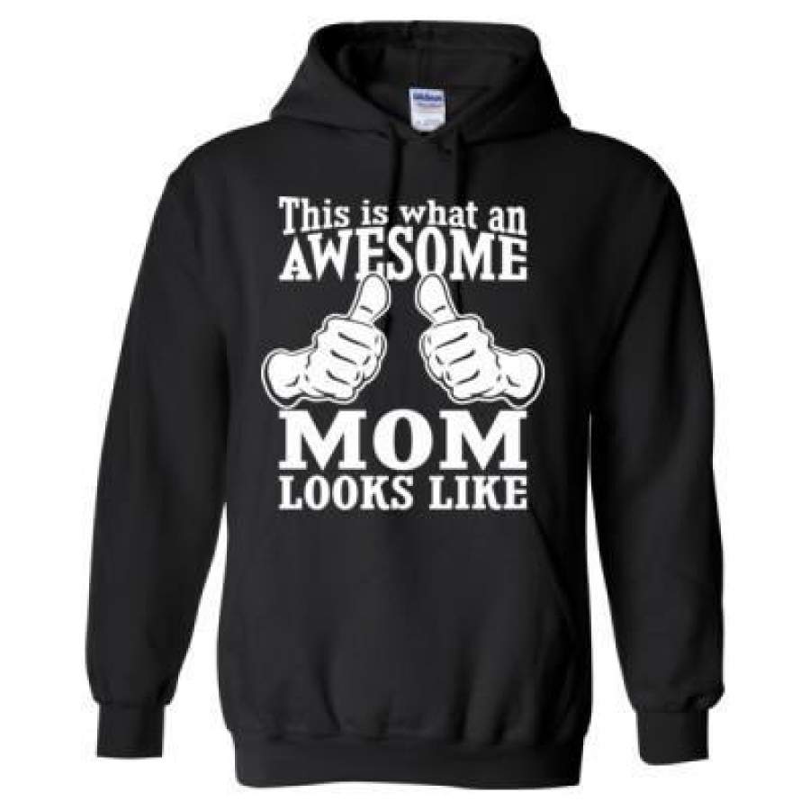 AGR This Is What An Awesome Mom Looks Like – Heavy Blend™ Hooded Sweatshirt