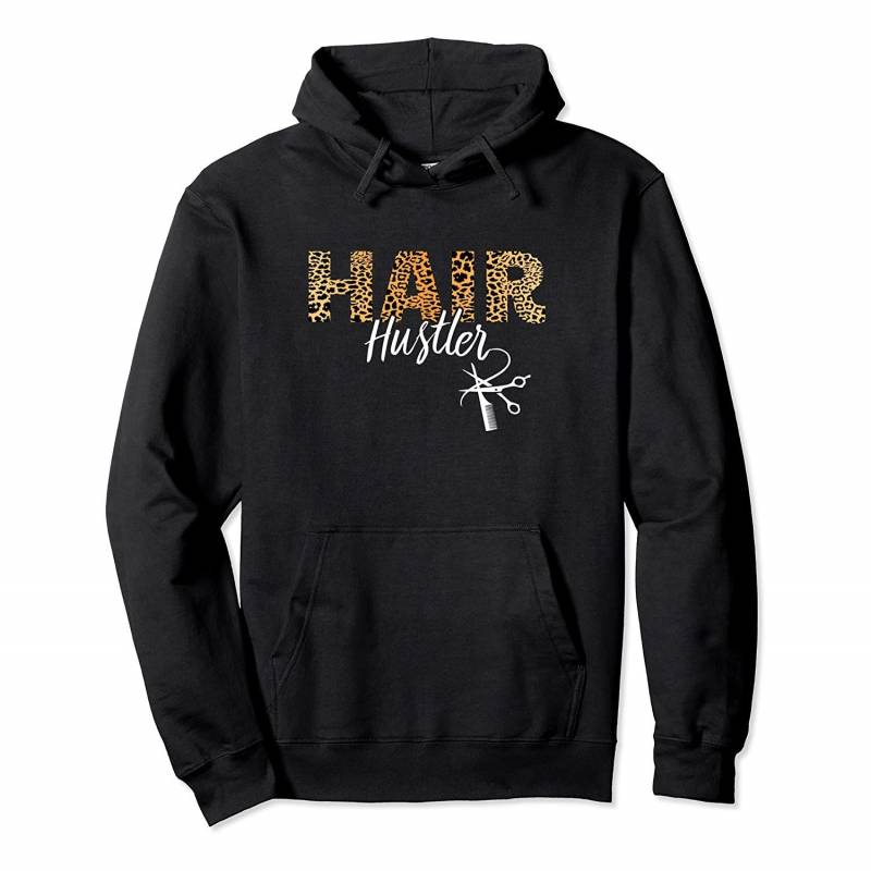 Hair Hustler Leopard Hairstylist Hairdresser Barber Gift Pullover Hoodie, T Shirt, Sweatshirt