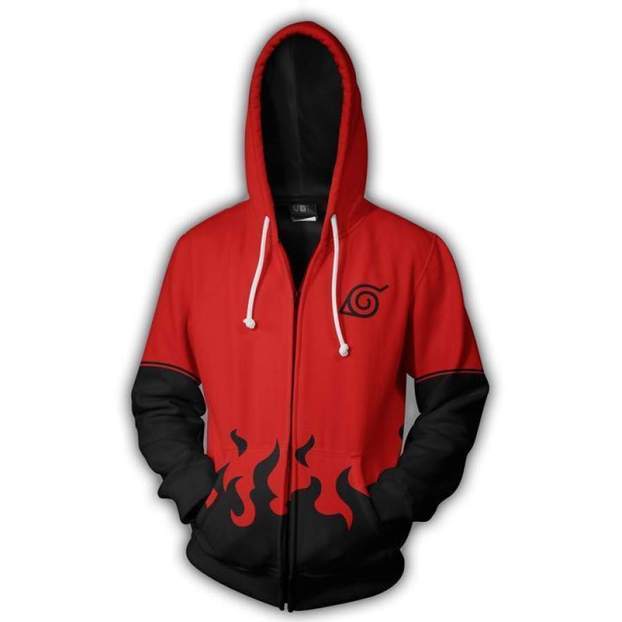 Naruto Sage Mode Zip Up Hoodie