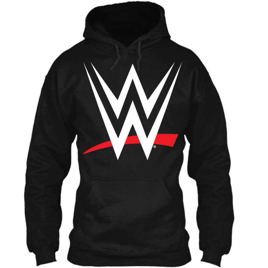 WWE Logo Graphic  Pullover Hoodie 8 oz