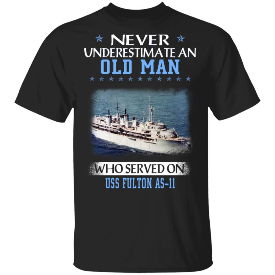 USS Fulton AS-11 Veterans Day Christmas Gift T-Shirt