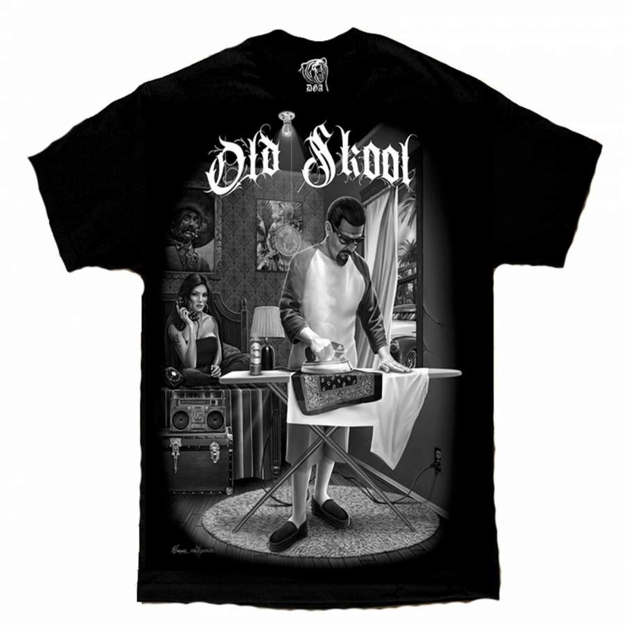 David Gonzales Art DGA Old Skool Married Couple Gangster Tattoos Ink T-Shirt