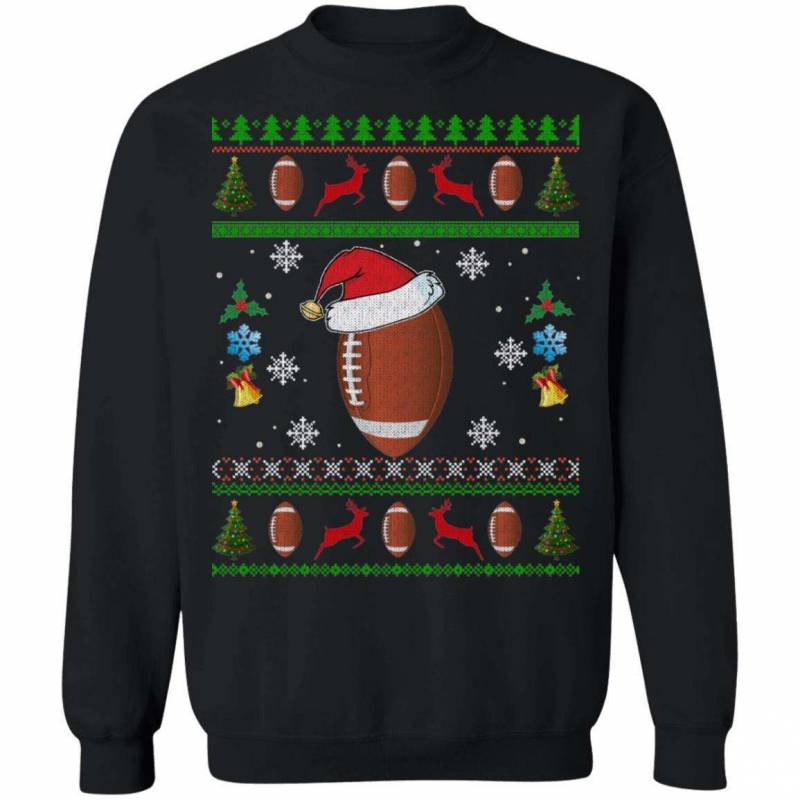 Football Ugly Sweater Style Sweatshirt Sport Christmas Shirt Funny Xmas Shirt MT10