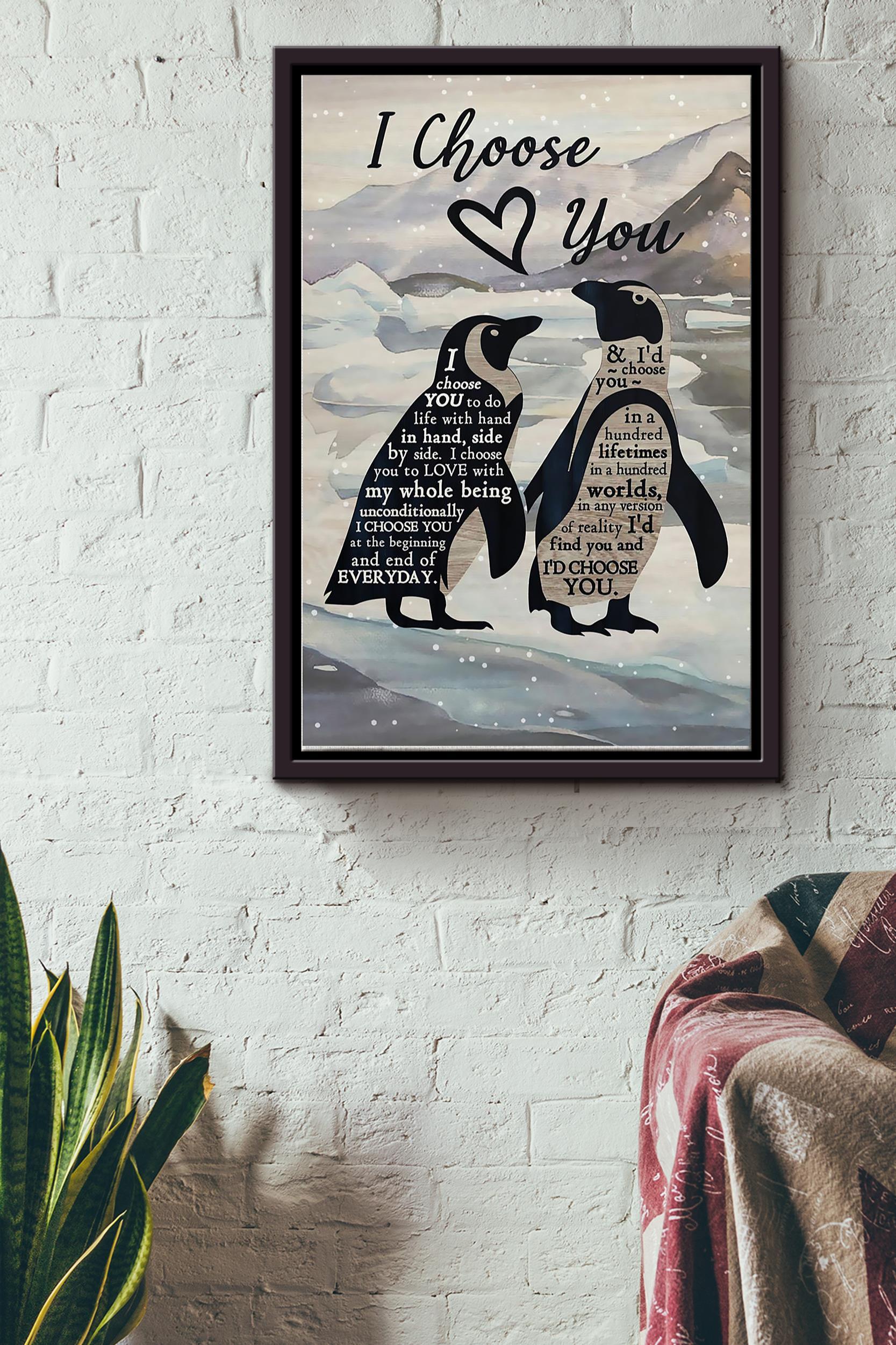 Penguins I Choose You Poster