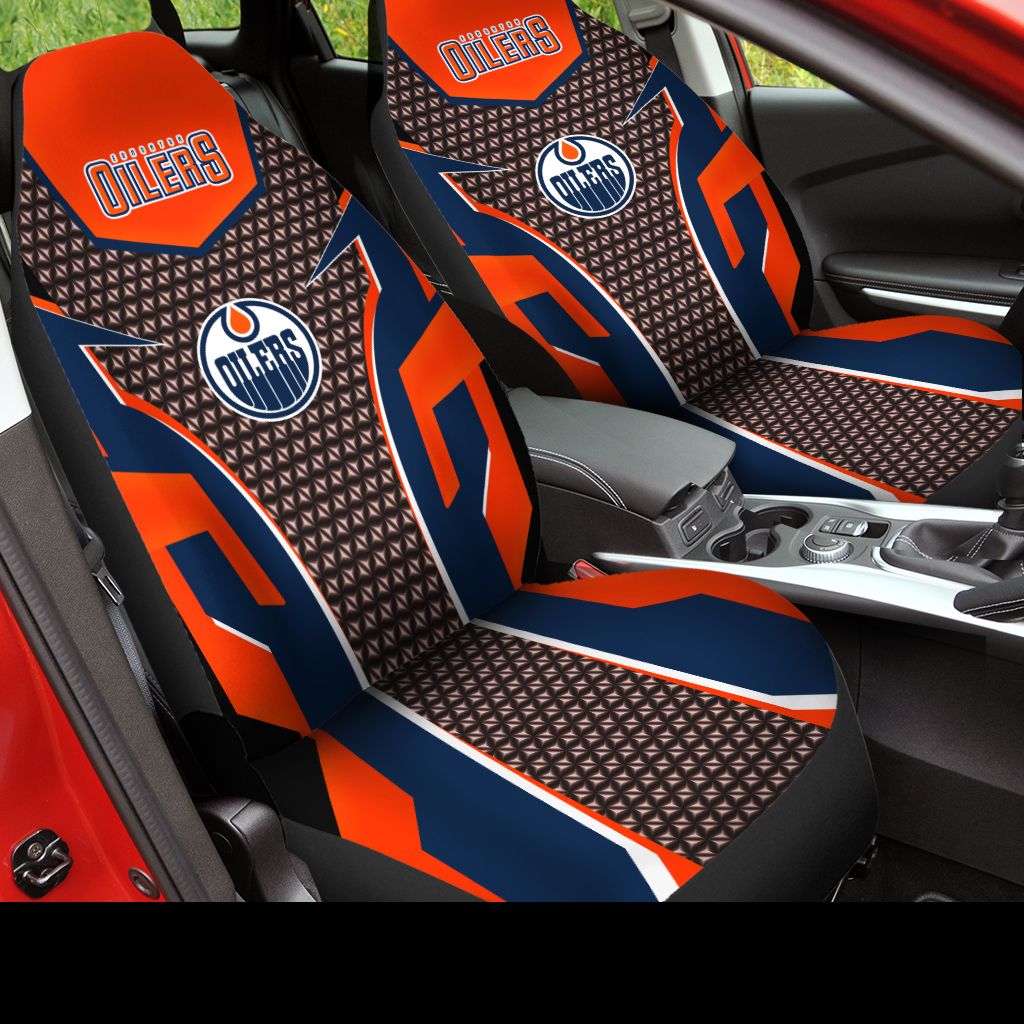 Edmonton Oilers Car Seat Covers (Set Of 2)