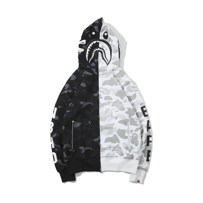 Bape Shark Skull Hoodie Camo Hdcp6361