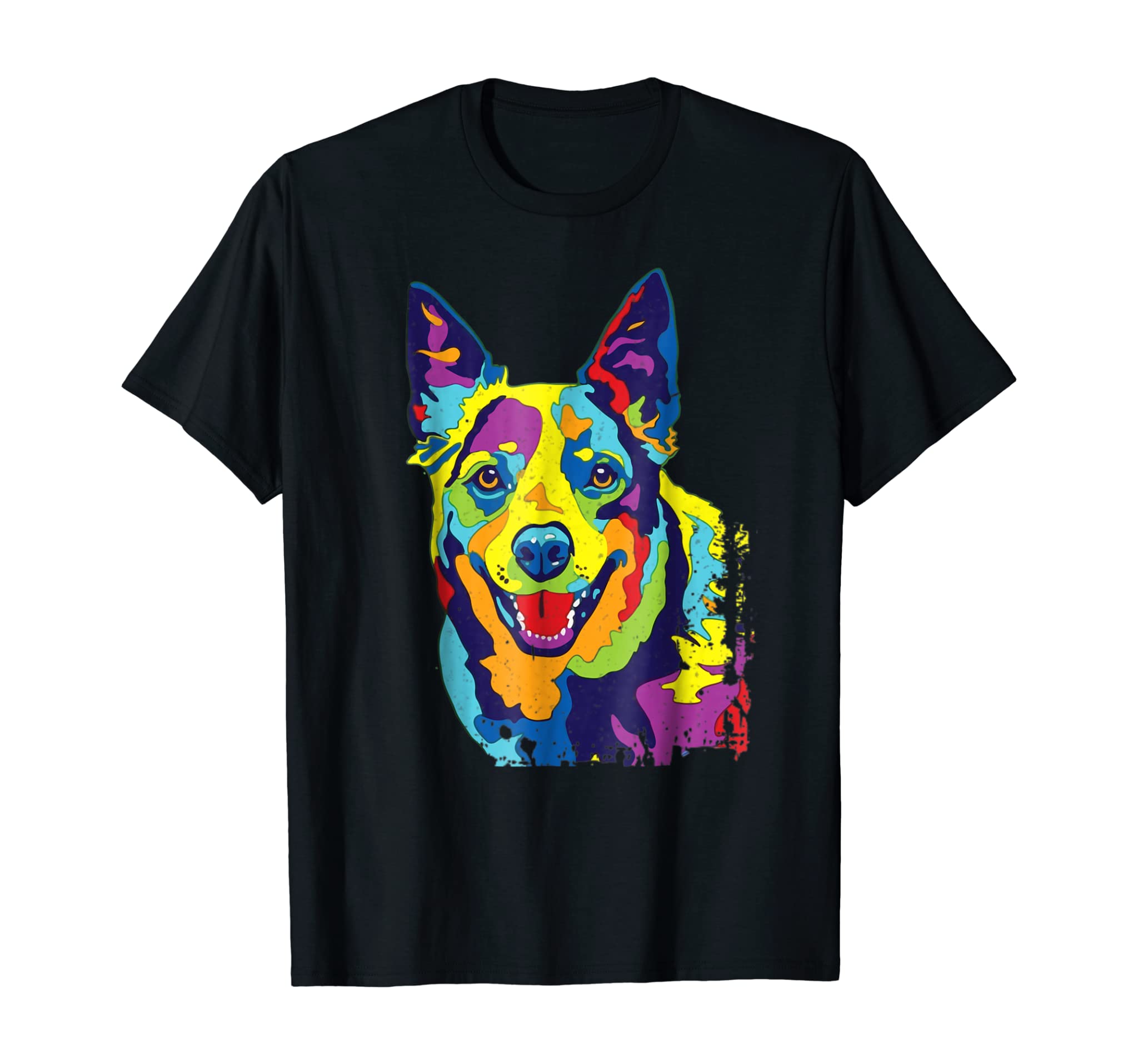 Cattle Dog Shirt Funny Australian Cattle Dog Pop-Art Shirt