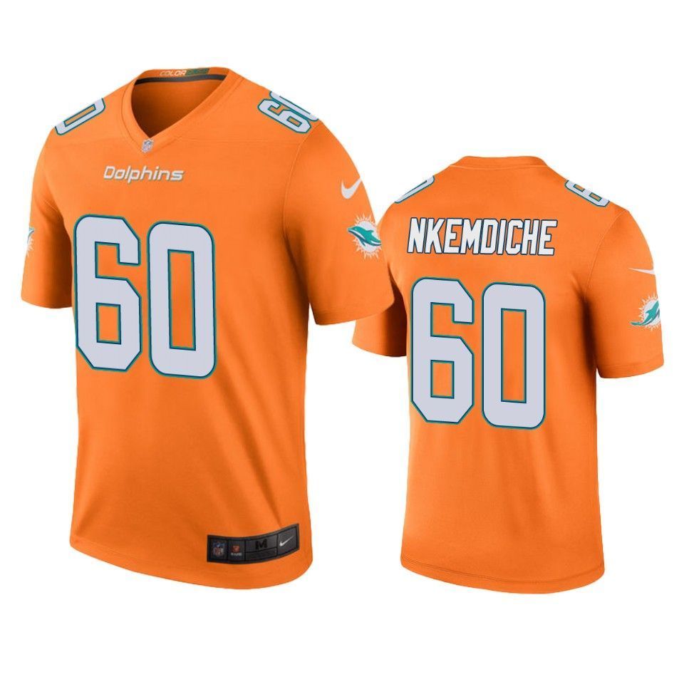 Dolphins Robert Nkemdiche Color Rush Legend Orange Jersey