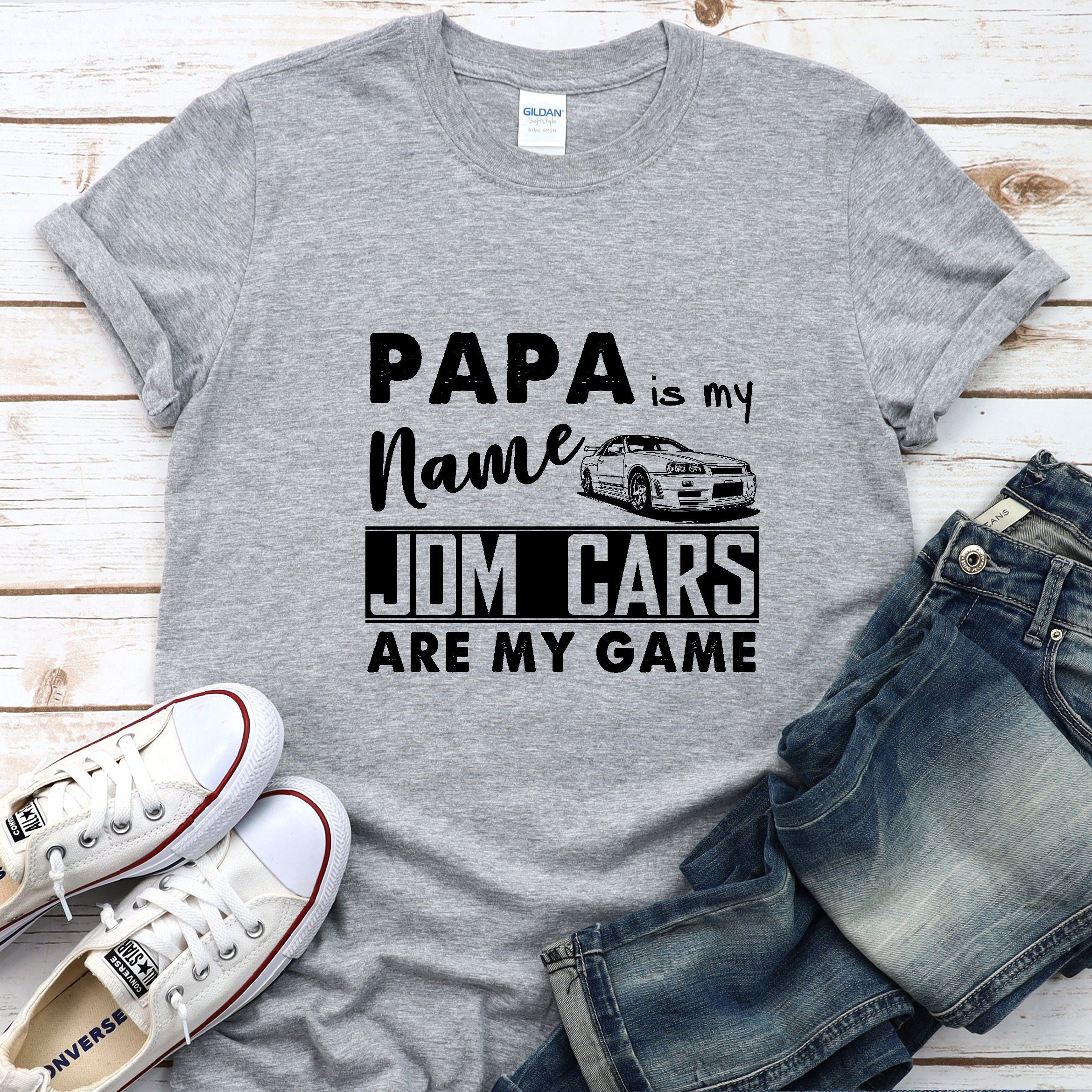 Car Guy Shirt | Papa Is My Name JDM Cars Are My Game, JDM Shirt, Car Guy Gift, Car Lover, Car Enthusiast Gifts, Birthday Gift for Boyfriend