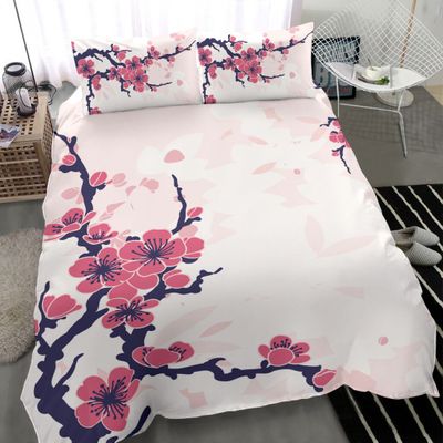 Tmarc Tee Summer Collection – Japanese Sakura Cherry Blossom Bedding Set