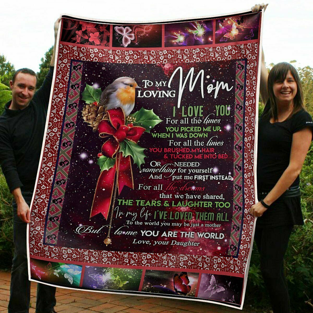 To My Mother You Are Not Only The Mother You Are The World To Me Fleece Blanket Gift For Family,Birthday,Christmas,Mother Gift Home Decor Bedding Couch Sofa Soft And Comfy