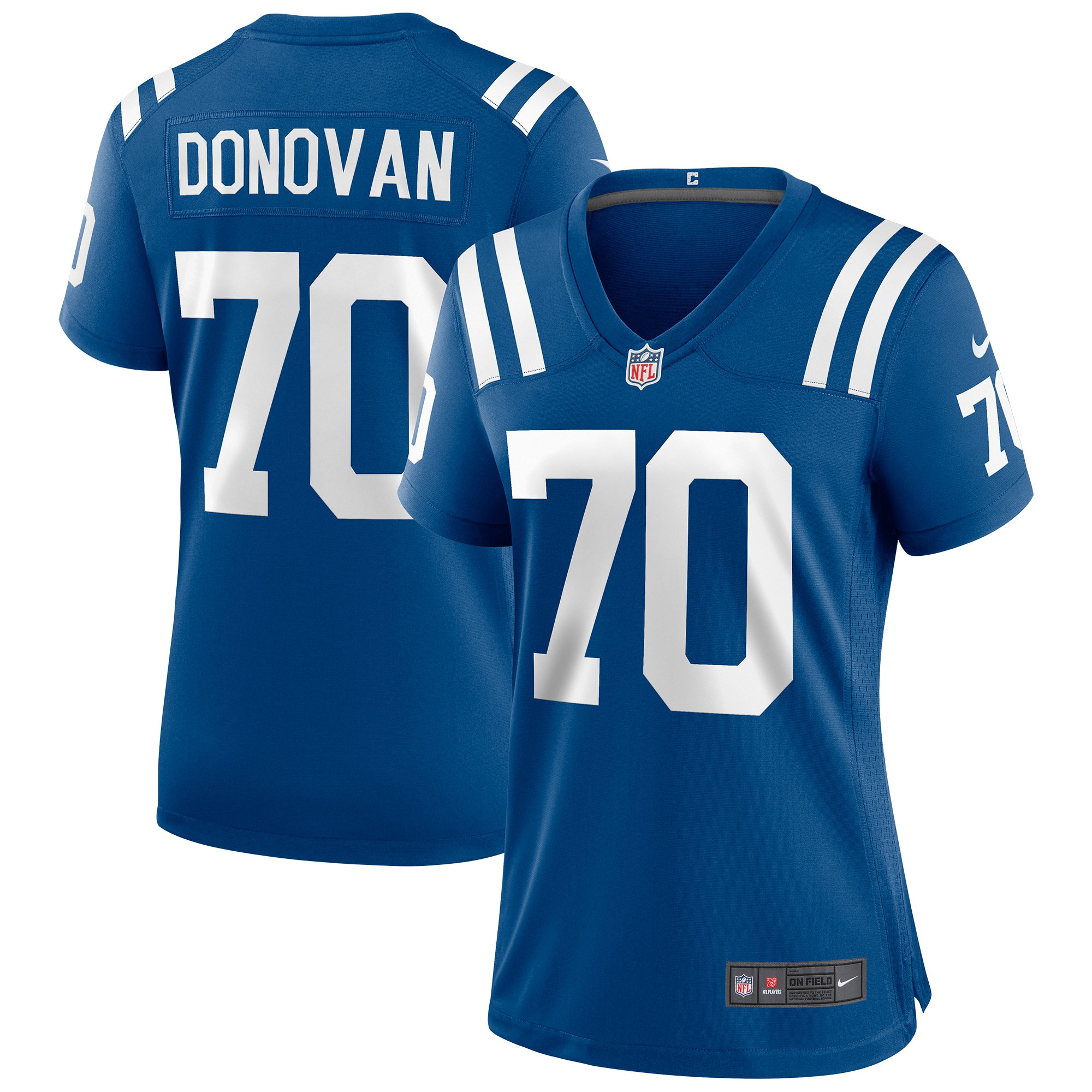 Women’s Indianapolis Colts Art Donovan Royal Game Retired Player Jersey