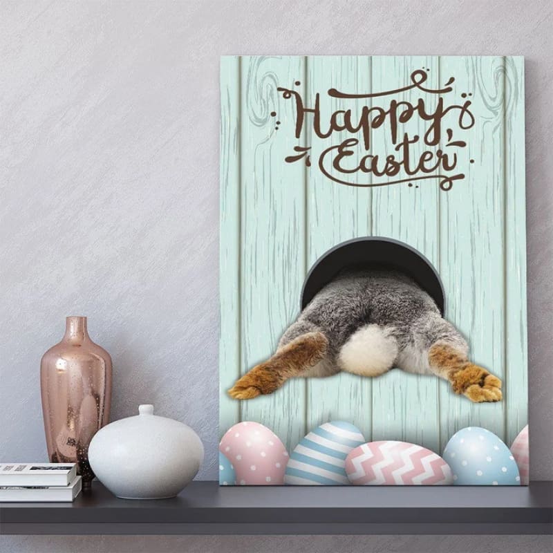 Secrettees 3D Happy Easter Bunny Custom Canvas