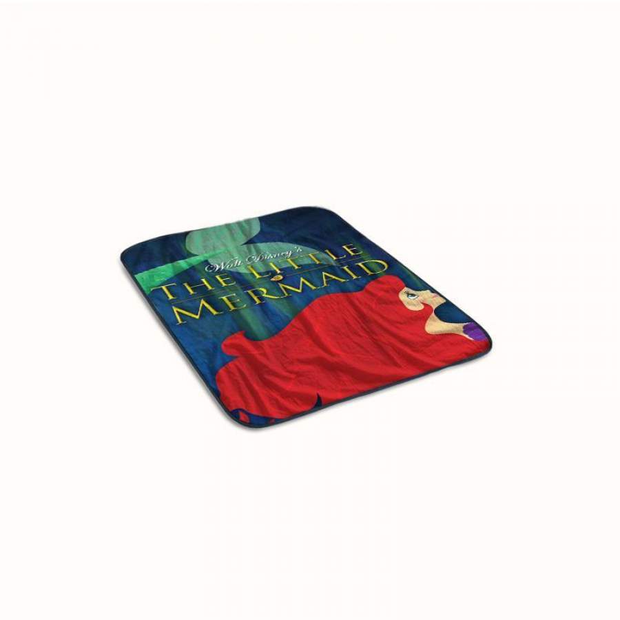 Ariel Little Mermaid Fleece Blanket