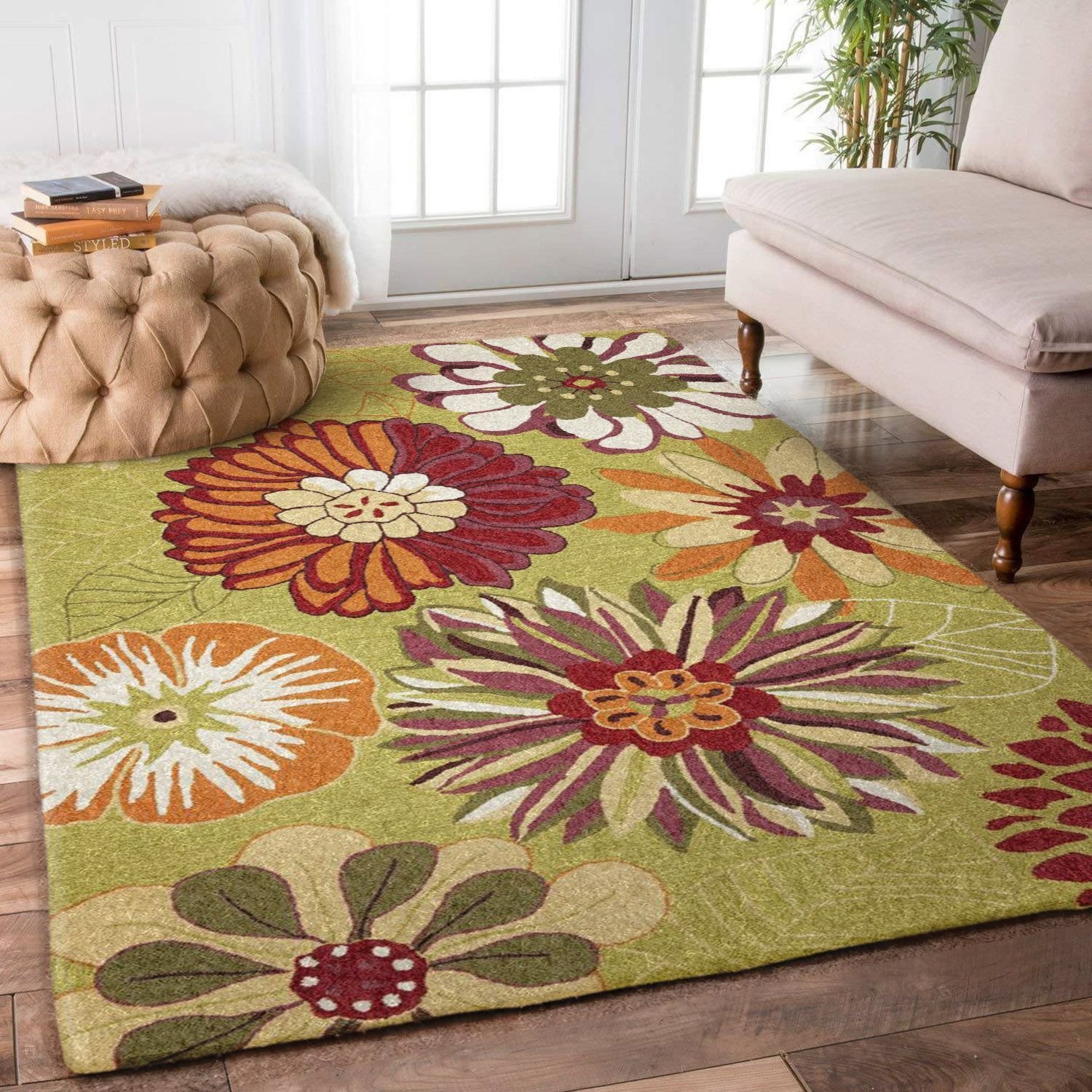 Flower Rug IQOSTTVNWWS DNNTVN