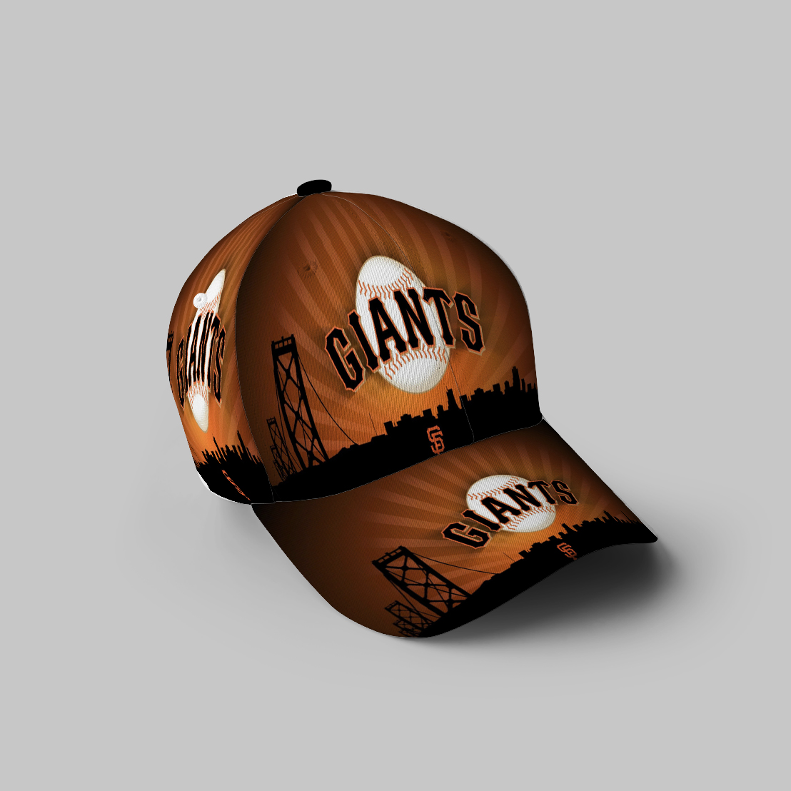 San Francisco Giants Art 6 3D Printing Baseball Cap Classic Hat