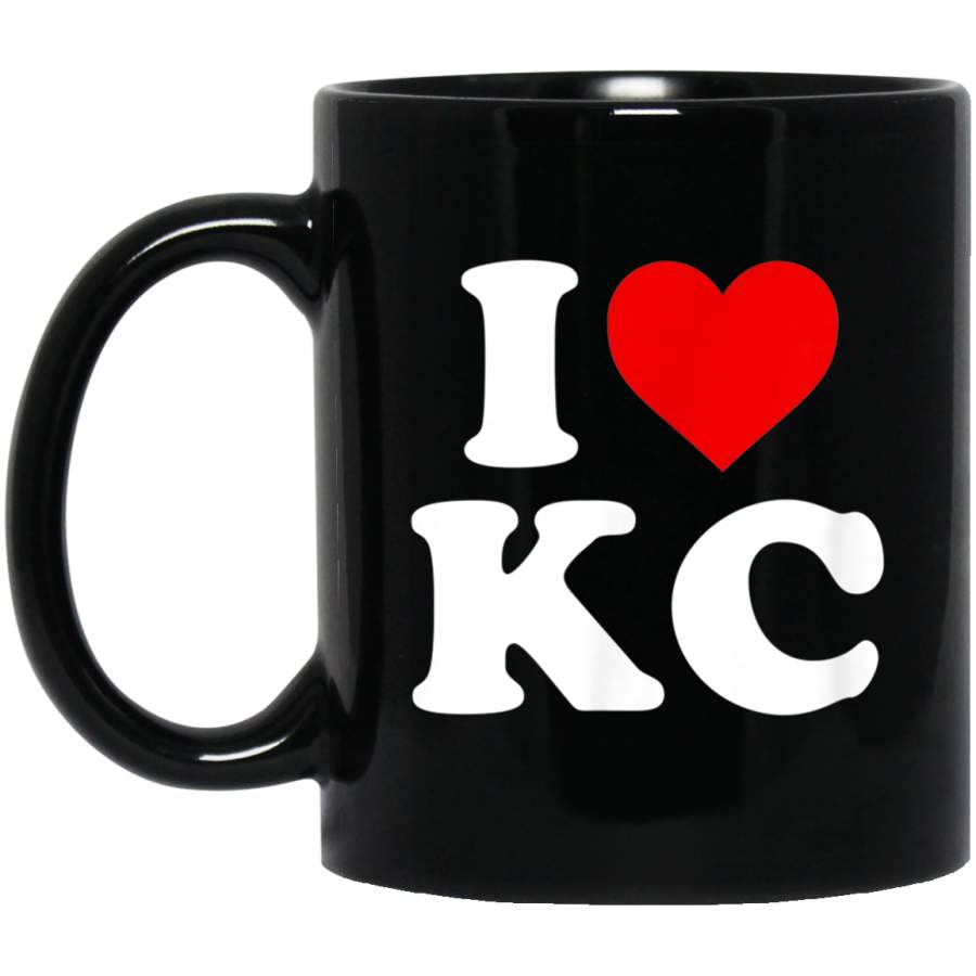 I Love Kansas City KC  Heart Mug