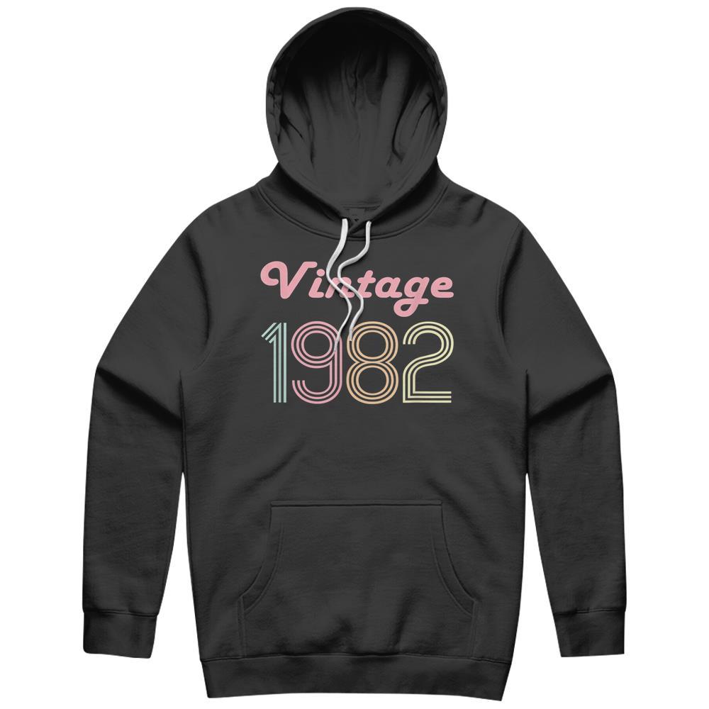 39th Birthday Gift For Her 39 Year Old Women Vintage 1982 Hoodie