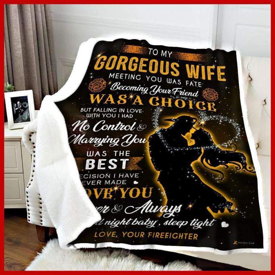 Blanket Giving Gorgeous Wife Becoming Your Friend Was A Choice