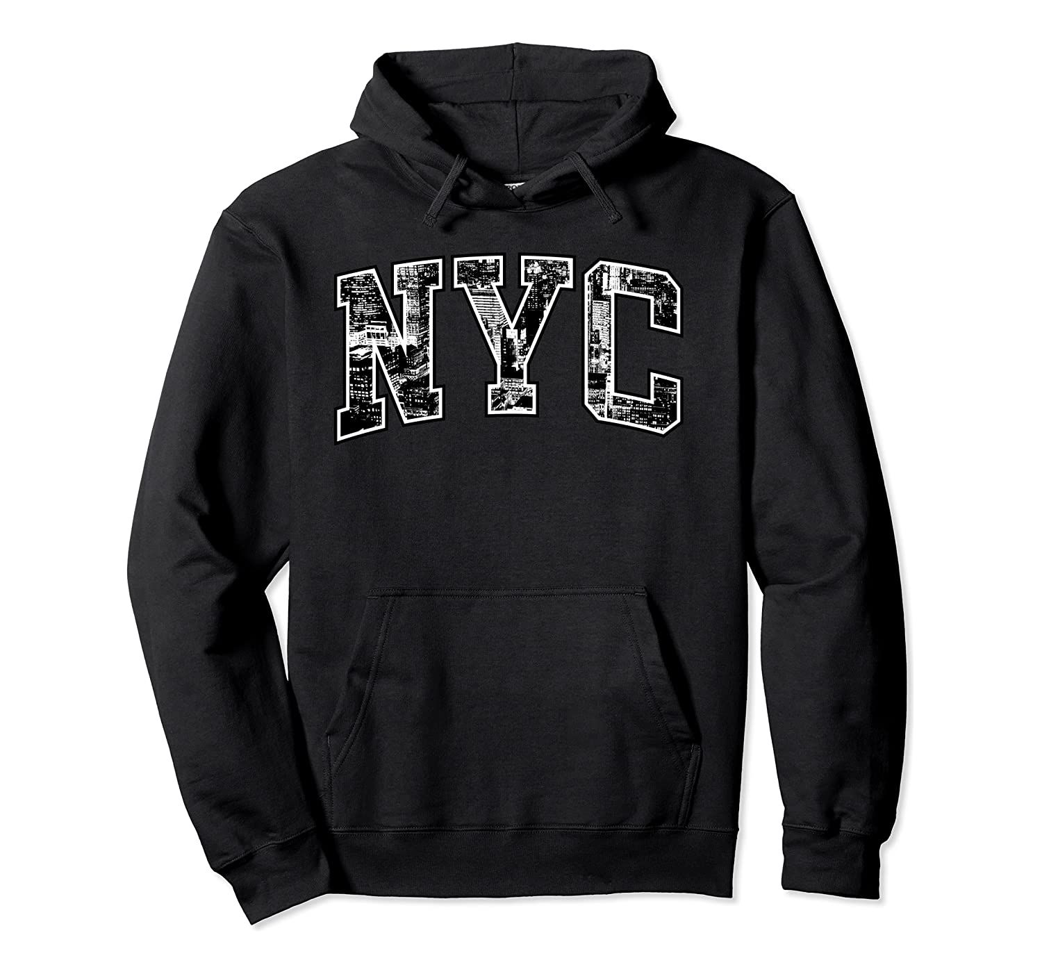 NYC New York City Hoodie | Women Men Big Apple Skyscraper Pullover Hoodie, T-Shirt, Sweatshirt, Tank Top, Racerback, Dolman