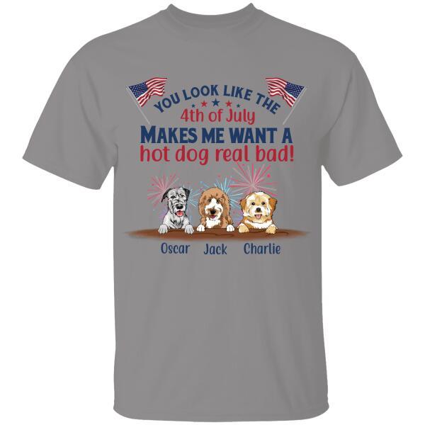 You Look Like The Fourth Of July Personalized T-shirt For Dog Lover