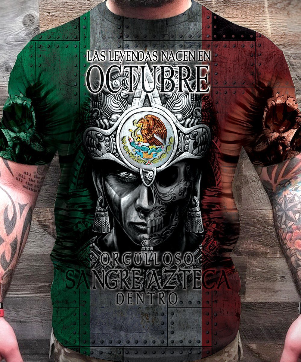 3D All Over Aztec Warrior Mexican 10 Hoodie Adult 3D All Over Print, 3D Hoodie For Men & Women