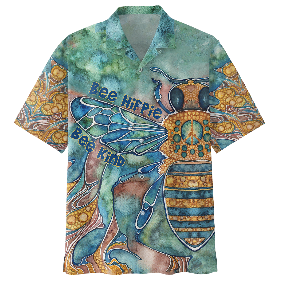 Bee Hippie Psychedelic Custome Trippy Hawaii Shirt Ha100228