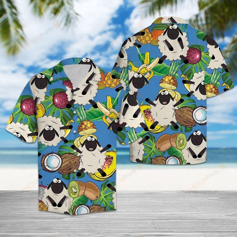 Sheep Love Fruit Hawaiian Shirt Ha93442