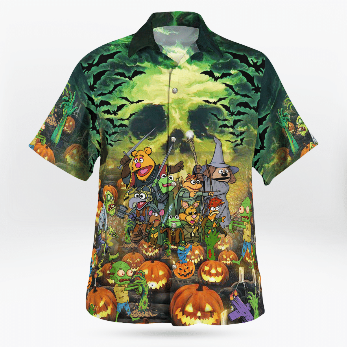 The Muppetss Just Wanna Have Fun Hallowen Hawaiian Shirt | For Men & Women | Adult | Hw8939