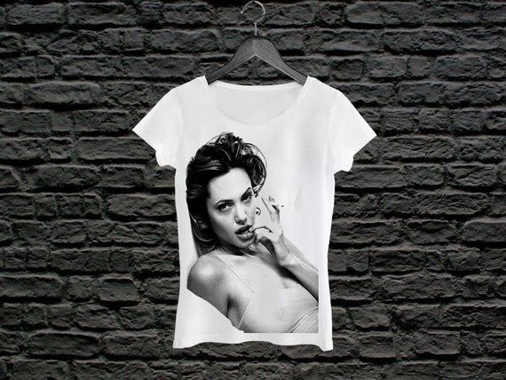 Angelia Jolie Smoke Woman Shirt