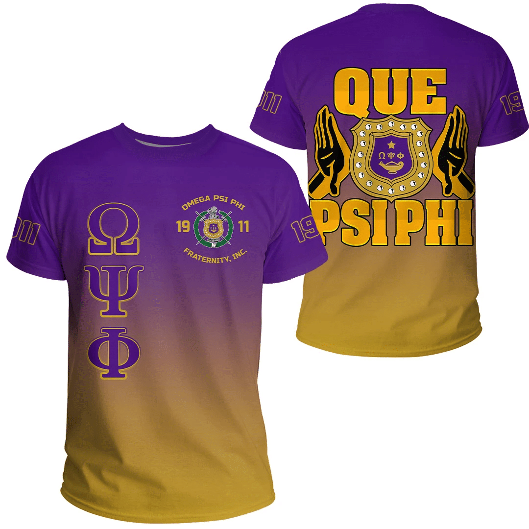 Africa Zone T-Shirt – Omega Psi Phi Gradient T-Shirt A31