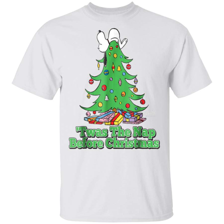 Peanuts Twas the Nap Before Christmas T-Shirt