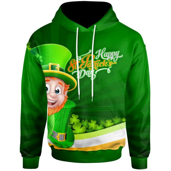 Celtic Hoodie Patrick’S Green Ireland Hoodie 3D St Patrick’S Day Gift Hn
