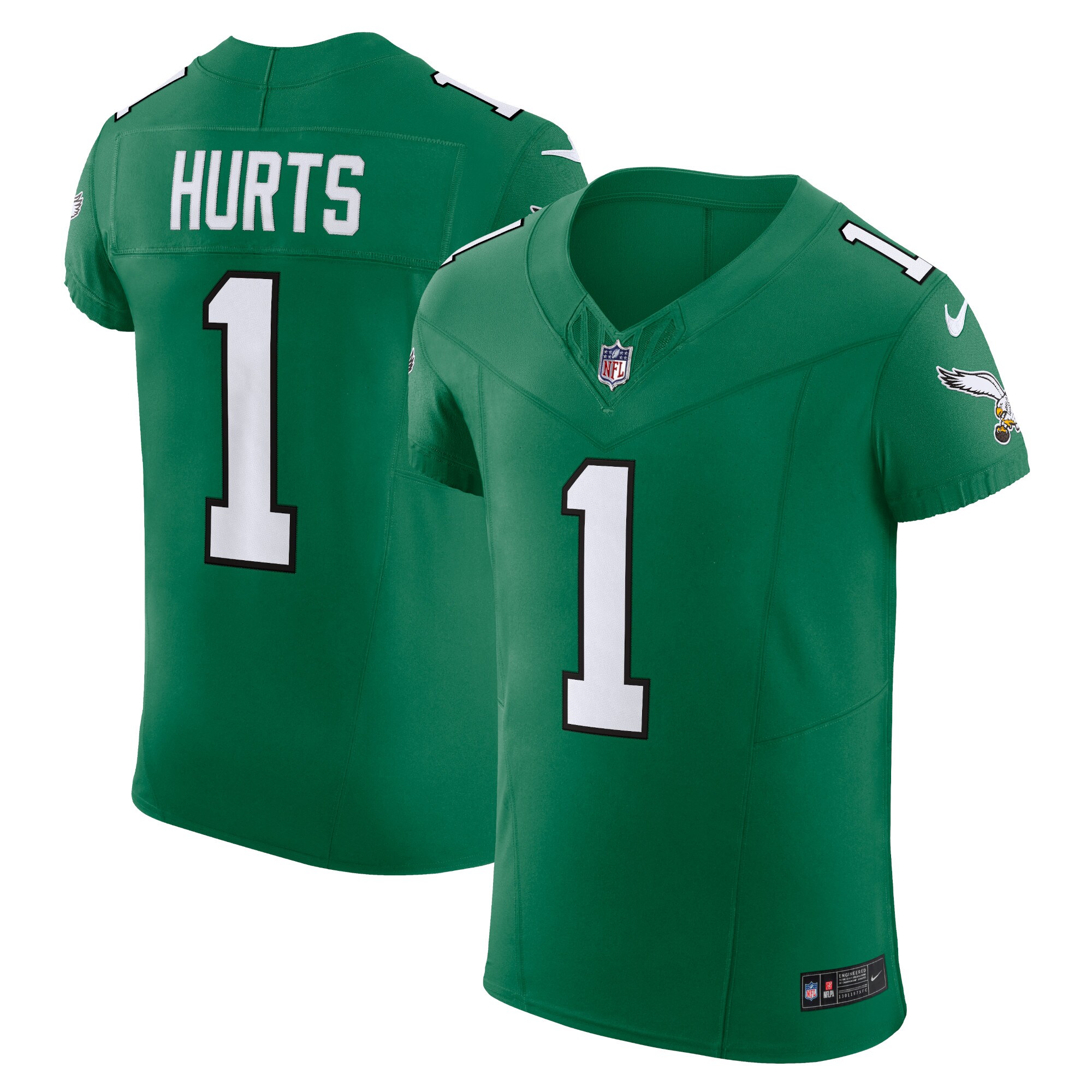 Jalen Hurts Philadelphia Eagles Alternate Vapor F.U.S.E. Elite Jersey – Kelly Green