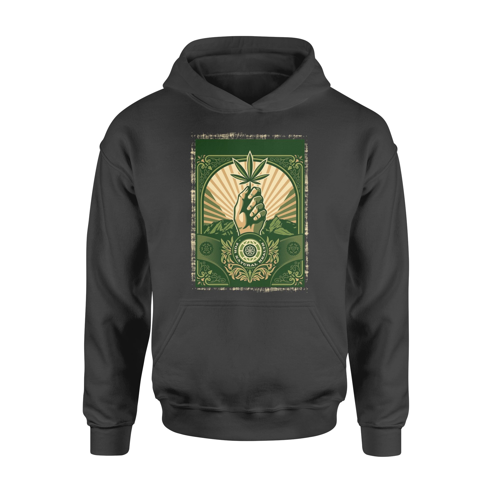 Weed Trust The Earth For Natural Health – Premium Hoodie