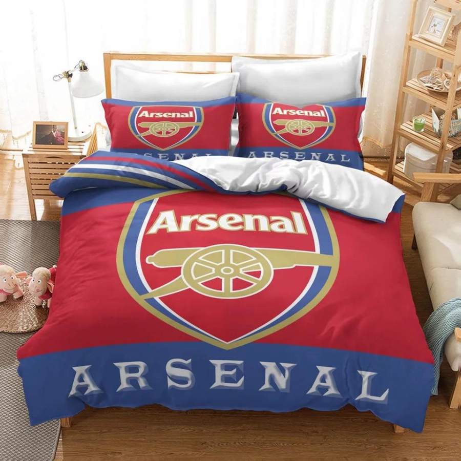 Arsenal Football Club #22 Duvet Cover Quilt Cover Pillowcase Bedding Set Bed Linen Home Decor