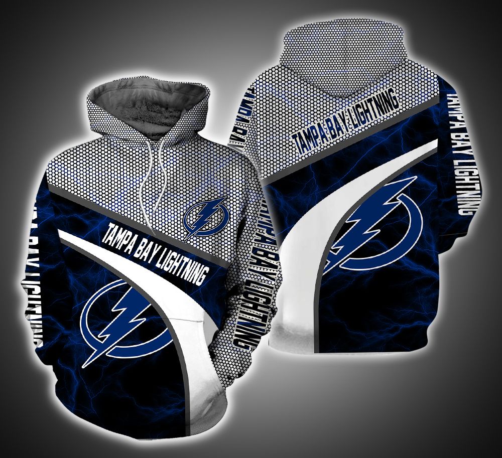 Tampa Bay Lightning Armor Ver.2 3D Print Hoodie