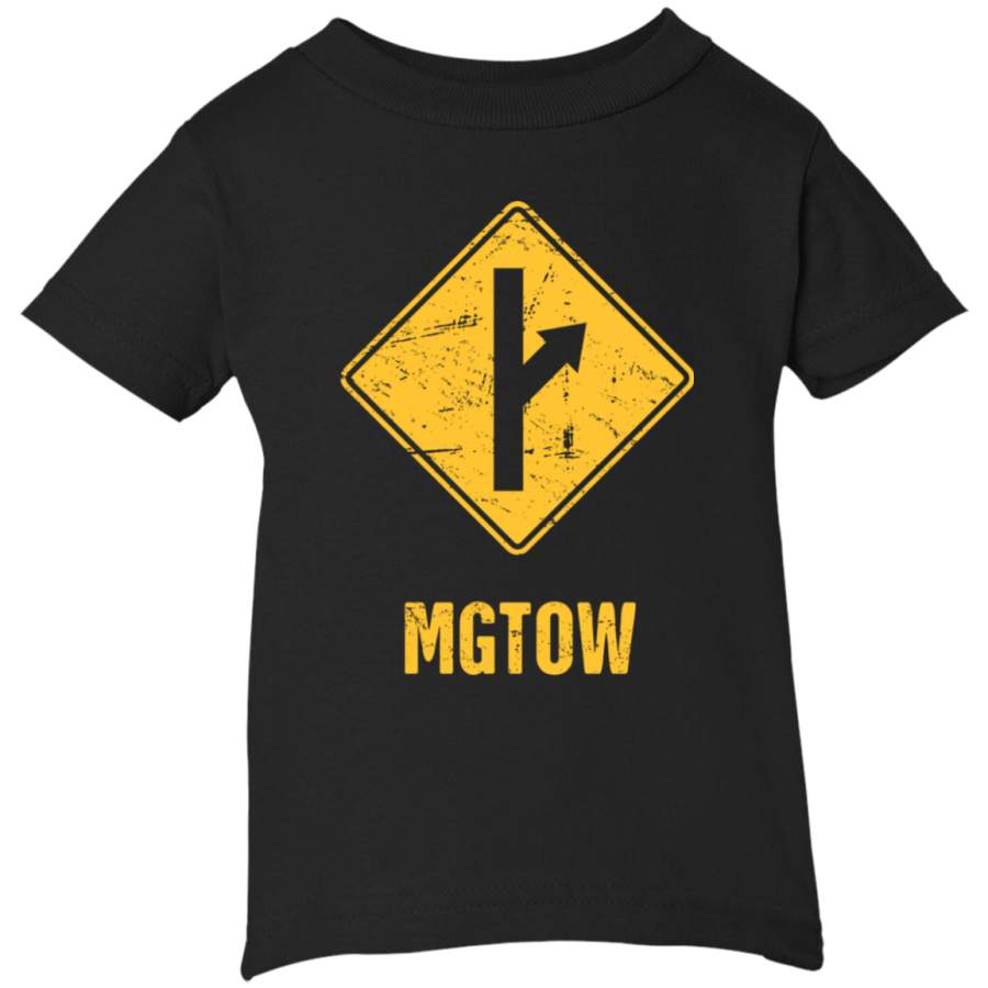 AGR Distressed MGTOW Sign Infant Short Sleeve T-Shirt