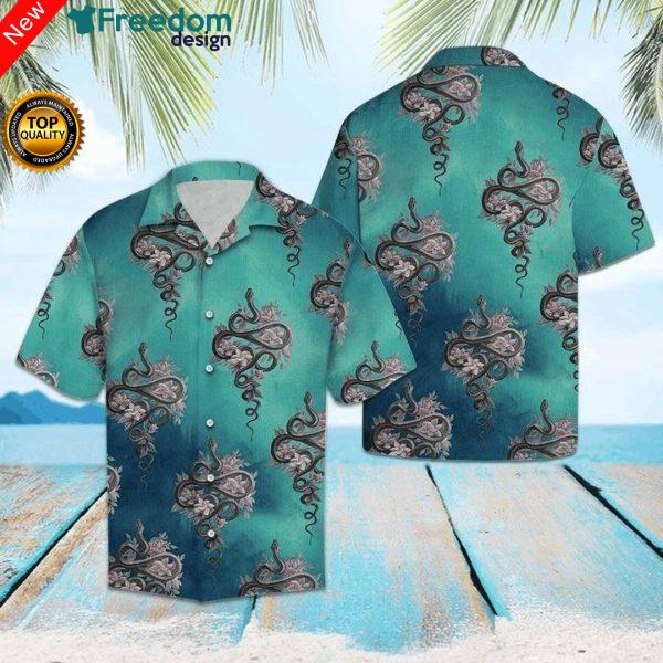 Snake Flower Hawaii Shirt Unisex Ha39425