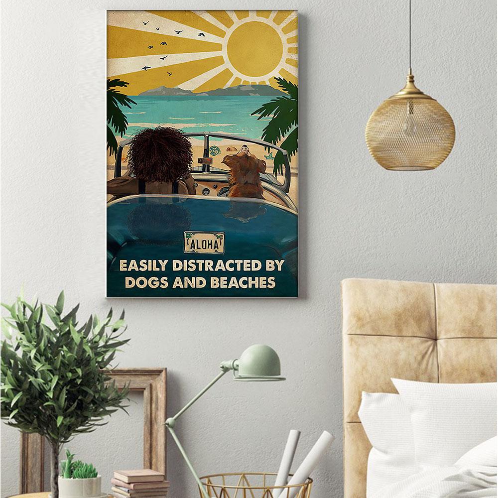 Black African American Best Canvas Prints Awesome Brown Skin Poster Art Print Print Black Woman Black King Bedroom Glamorous Canvas Room Decor