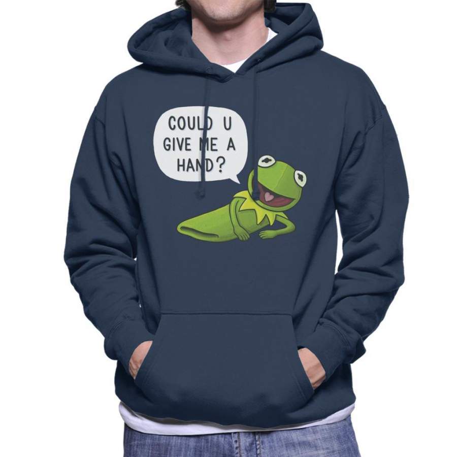 The Muppets Kermit The Frog Give Me A Hand Men’s Hooded Sweatshirt