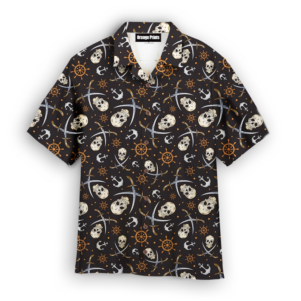 Skull Amazing Pirate Hawaii Shirt For Men Women Ha34946